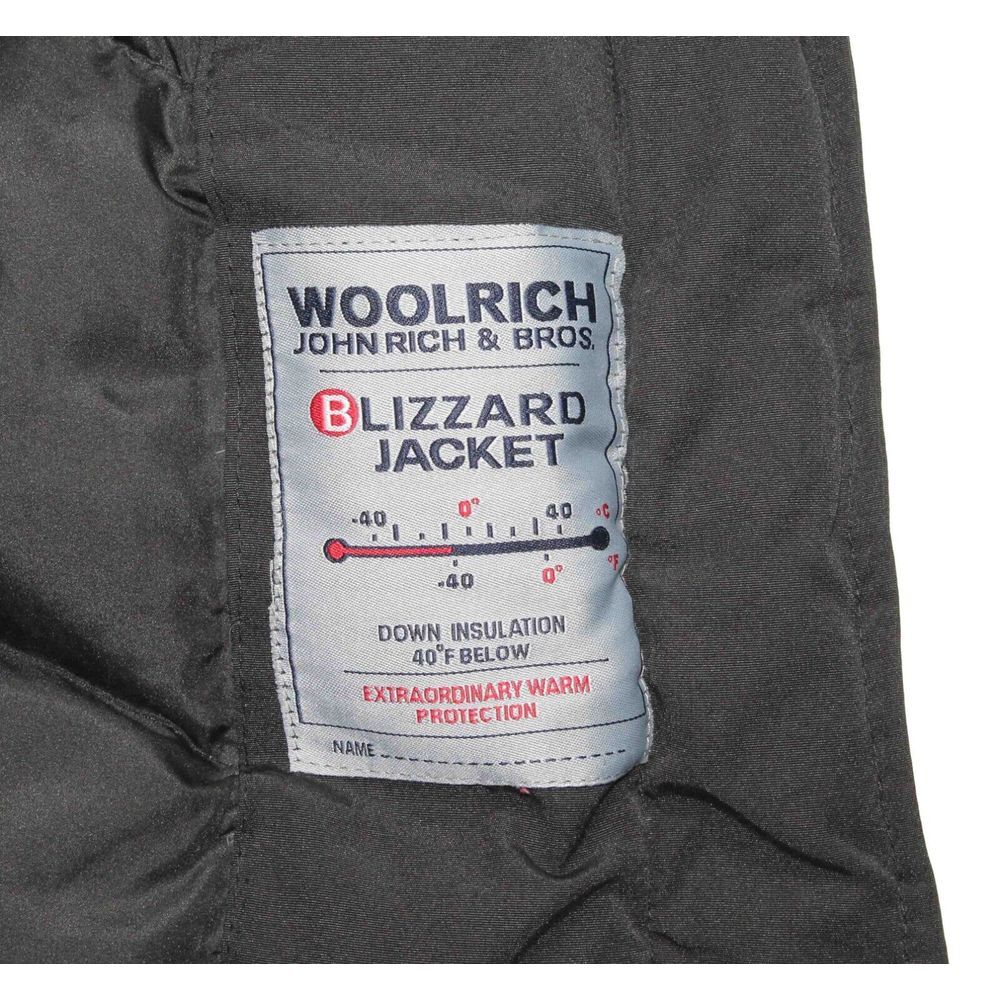 Woolrich Blizzard Black Down Feather‎ Filled Hooded Parka Womens Size XS - Picture 6 of 9